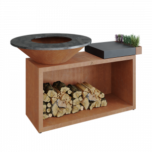 OFYR Island Corten 100 Ceramic Dark Grey